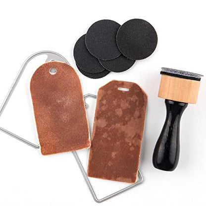 Bundle -Mini Blending Tool Sets,Include 2 PCS Foam Replacment Foam Pads and 20 Pieces Sanding Discs Medium-Grit Sandpaper for Drawing Distressing Blending and Removing the Extra Colors Arts Supplies - color: 1pcs Blending Tool and 20pcs Sanding Disks