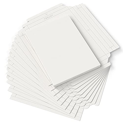 ARTEZA Watercolor Paper Foldable Canvas Pad, 8.03x11.02 Inches, 10 Sheets, Cotton Paper - size: 8.03x11.02 Inches