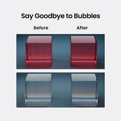 Resiners Resin Bubble Remover, Quickly Remove Bubble Within 9 Mins, 95kPa Vacuum Degassing Chamber, Airless Bubble Removing Machine for Epoxy, UV Resin Casting, Silicone Mold, Jewelry Making - color: Mint Green