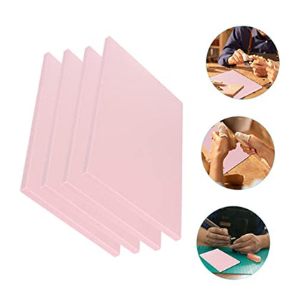 Veemoon 4pcs Carving Rubber Blocks for Crafts Soft Material for Stamp Making for Beginners and Professionals Lightweight and Portable Carving Supplies