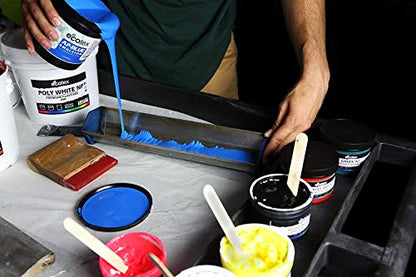 Ecotex® Aluminum Emulsion Scoop Coaters for Screen Printing Complete with End Caps (20.5 inch) - color: Silver, size: 20 1/2 inch