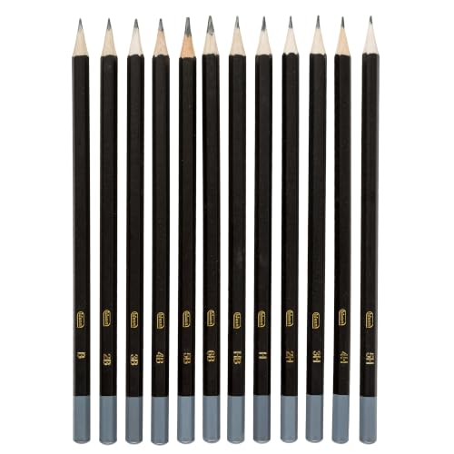 Idena 23906 Sketching Pencils Assorted Hardness Levels Pack of 12