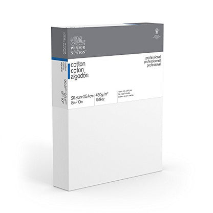Winsor & Newton Professional Cotton Canvas, 8" x 10" Deep Edge - size: 8" x 10", style: Cotton Deep Edge