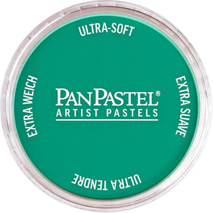PanPastel Artist Pastels by GOLDEN, Phthalo Green, 2.44” / 62mm Pan Diameter, Professional Artist Pastels, Unique Pan Format (cake-like) - color: Phthalo Green, size: 9 ml (Pack of 1)