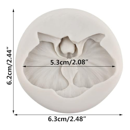 Flower Polymer Clay Molds Orchid Flower Silicone Mold for DIY Crafts Epoxy Resin Casting Air Dry Polymer Clay Plaster Jewelry Making - color: Style L