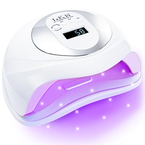 LKE UV Resin Kit with 36W UV Light for Resin Curing, 200g High-Transparency UV Resin, 2 Resin Molds, Complete Jewelry Accessories & Tools, Beginner-Friendly Starter Kit for DIY Crafting