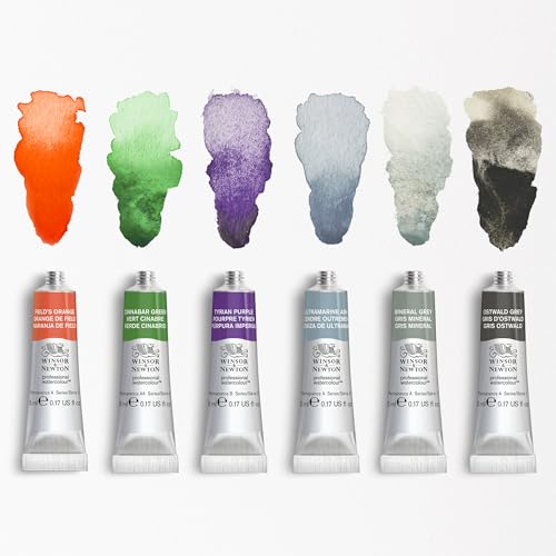 Winsor & Newton Professional Watercolour, Revival Collection, 6x5ml Tubes Set - style: Revival Collection Tube Set