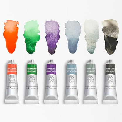 Winsor & Newton Professional Watercolour, Revival Collection, 6x5ml Tubes Set - style: Revival Collection Tube Set