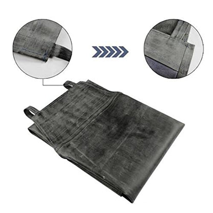 Waterproof Apron Rubber,42" Adjustable Extra Long Industrial Work Apron for Grilling Dishwashing Lab Kitchen Butcher，Vinyl Heavy Duty Aprons for Adults