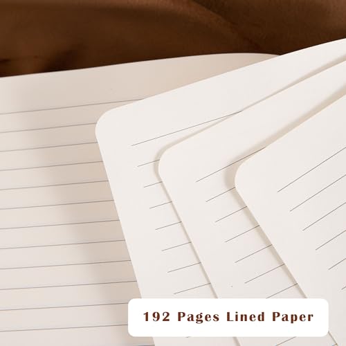 B5 Hardcover Journal for Women & Men -Butterfly Aesthetic Lined Notebook | 192 Pages Thick 80gsm Paper Writing Journal for Office, School, Travel Notes & Gift-9" x 6.9 - color: Brown