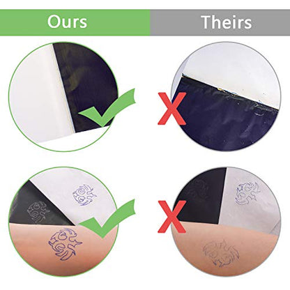 Tattoo Transfer Paper, 35 Sheets Tattoo Stencil Transfer Paper for Tattooing - size: 35 SHEETS