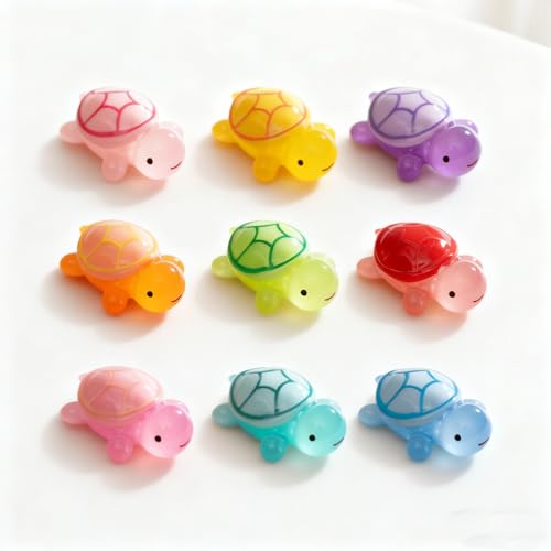 YRIHJIXQ 6Pcs Turtle Epoxy Resin Silicone Mold | Mini Resin and Plaster Molds,Keychain Pendant Accessories