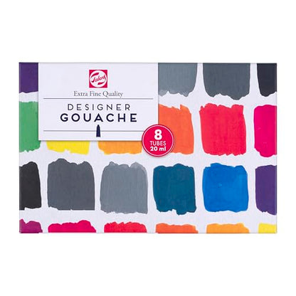 Royal Talens Gouache - Mixing Set of 8, 20 ml tubes