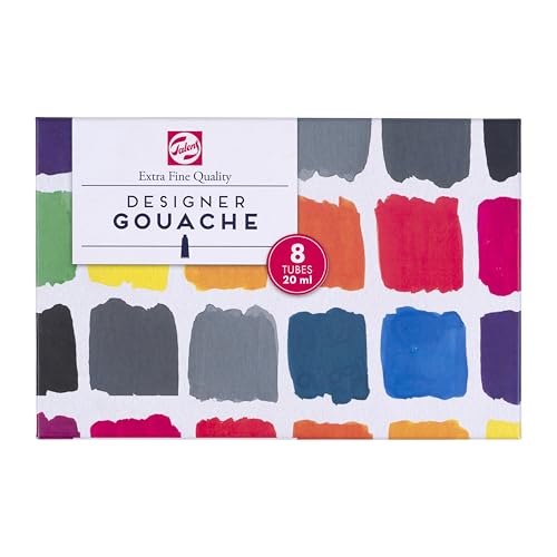 Royal Talens Gouache - Mixing Set of 8, 20 ml tubes