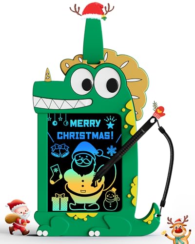 TEKFUN NanoDoodle Gift for Kids, Dinosaur Boys Toys 4.5in LCD Drawing Board, Activity Portable Gift Personality Tag Kid Toys for Birthday Christmas Gift 3-10 Years - color: Green, size: 4.5in