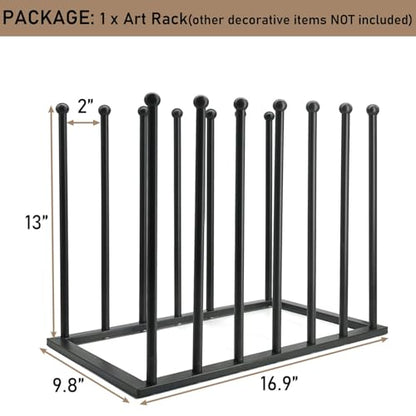 Art Storage Rack, Art Drying Rack, Art Canvas Organizer, Paint Display Rack Metal Easel Display Stands for Canvas Boards, Panels, Prints, Frames, Artworks, Gallery