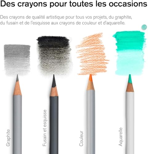 Winsor & Newton Studio Collection Artist Pencils, Watercolour Pencil Box Set, 50 piece - style: 50 Piece Watercolor Pencil Box