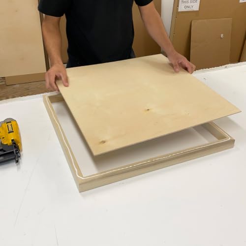 (Pack of 2) Studio 10x14 Inch Unfinished Panel Board, Cradled Painting Panels with Art Shipping Box, 2 Inch Thickness Frame for Acrylic and Oil Painting Pouring and Mix Media