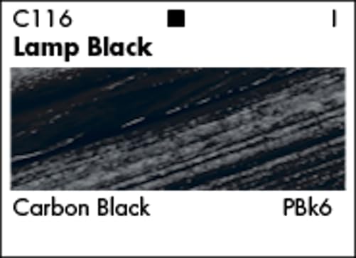 Grumbacher Academy Acrylic Paint, Gloss, 90ml/3 oz Metal Tube, Lamp Black - color: Lamp Black, size: 3 Fl Oz (Pack of 1)