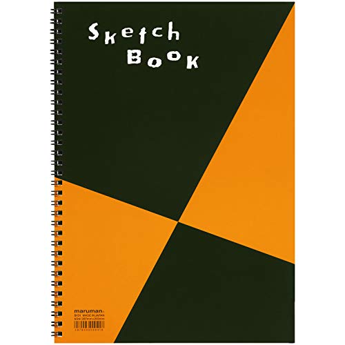 Maruman ZUAN Sketchbook, A4, 8.27" x 11.69", Classic Drawing Paper Sketchbook Pad, 24 Pages of Acid-Free Textured Paper for Sketching, Durable Twin-Wire Binding, Made in Japan - size: A4, style: SKETCHBOOK