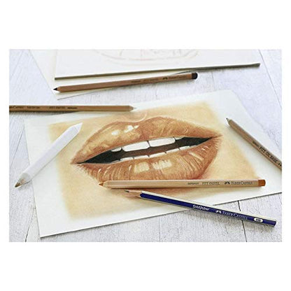 Faber-Castell Classic Sketch Set - 6 Piece Graphite & Pastel Pencil Sketching Set