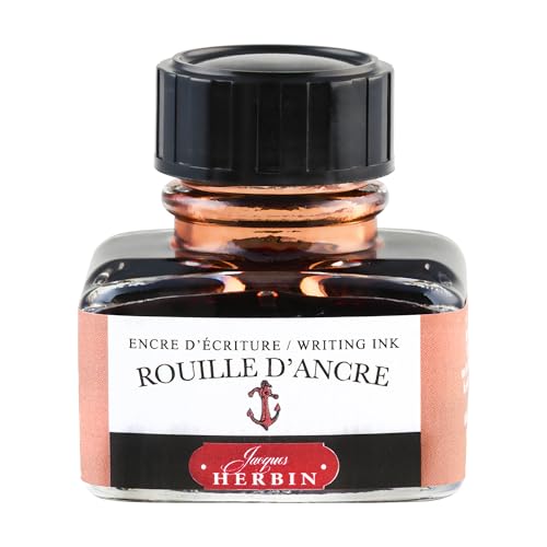 J. Herbin Fountn Pen Ink 30Ml Rouille D'ancre - color: Rust Orange, size: 1 fl oz