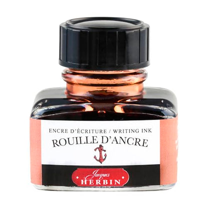 J. Herbin Fountn Pen Ink 30Ml Rouille D'ancre - color: Rust Orange, size: 1 fl oz