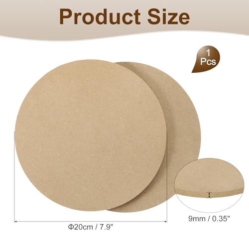 MECCANIXITY 6 Pcs Clay Wedging Board for Pottery, 7.9 Inch Round Pottery Wheel Bats 9mm Thick Clay Mat Ceramic Drying Slab for Ceramics Making - size: 7.9 Inch