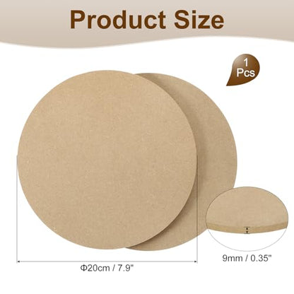 MECCANIXITY 6 Pcs Clay Wedging Board for Pottery, 7.9 Inch Round Pottery Wheel Bats 9mm Thick Clay Mat Ceramic Drying Slab for Ceramics Making - size: 7.9 Inch