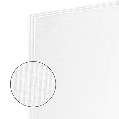 New York Central Portrait-Smooth Artist Canvas Panel 5x7 - Professional Quality 100% Cotton Canvas Panels for Painting - Ideal for Painting, Acrylics, Oils - size: 5x7"