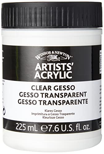 Winsor & Newton Professional Acrylic Medium, Clear Gesso, 225ml (7.6-oz) - color: Clear Gesso, style: 225ml (7.6-oz)