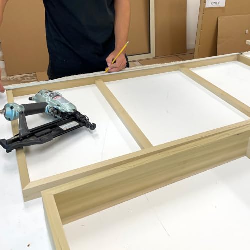 (Pack of 2) Large 40x30 Inch Cradled Painting Panel, Horizontal Unfinished Wood Canvas Panel with Art Shipping Box, 2 Inch Depth Frame for Acrylic and Oil Painting Pouring and Mix Media