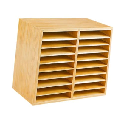 Marker Organizer for 126 Markers Portable DIY Craft Art Supply Storage Holder 18 Compartments 8.46x9.65x5.51inch for Desks Shelves Home Office Classroom
