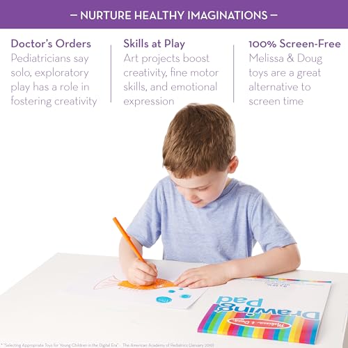 Melissa & Doug Drawing Pad (9 x 12 inches) with 50 Sheets of White Bond Paper