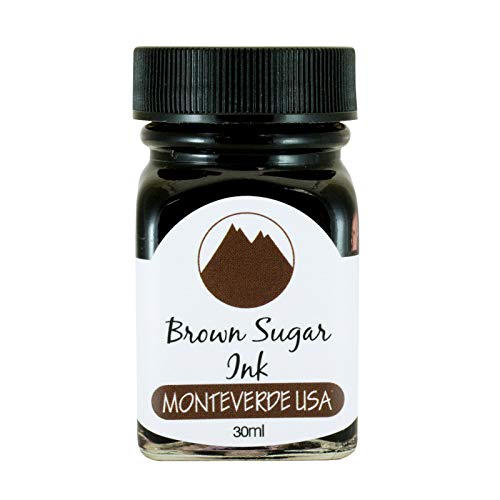 Monteverde USA Ink with ITF Technology, 30 ml Brown Sugar (G309BS) | ITF formula supports smooth flow, lubrication, and rich color for everyday fountain pen writing. - color: Brown Sugar, style: 30ml