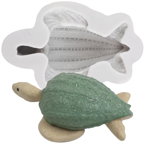 Sea Turtle Silicone Resin Mold Turtle Polymer Clay Molds for DIY Crafts Epoxy Resin Casting Air Dry Polymer Clay Plaster Jewelry Making - color: Style N