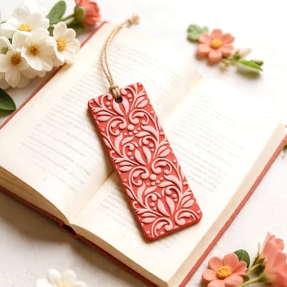 beinkmake 5 Pcs Vine Polymer Clay Texture Roller Floral Pattern Clay Roller for Jewelry Making Embossing Pottery Tool for DIY - color: Vine Patterns