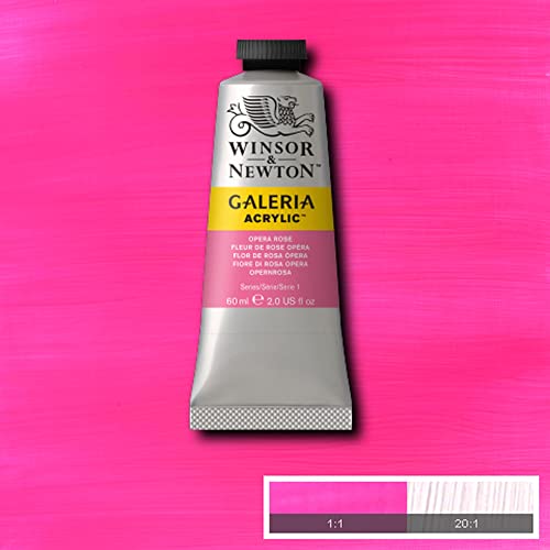 Winsor & Newton Galeria Acrylic Color, 60ml (2-oz) Tube, Opera Rose - color: Opera Rose, style: 2-oz Tube