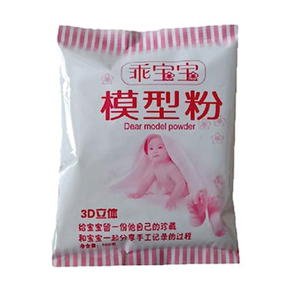 ljhnba for Creative Baby Hand Moulding Powder Baby Hand Foot Casting Powder DIY Hand Holding Craft Material Hand Casting Powder Alginate Molding