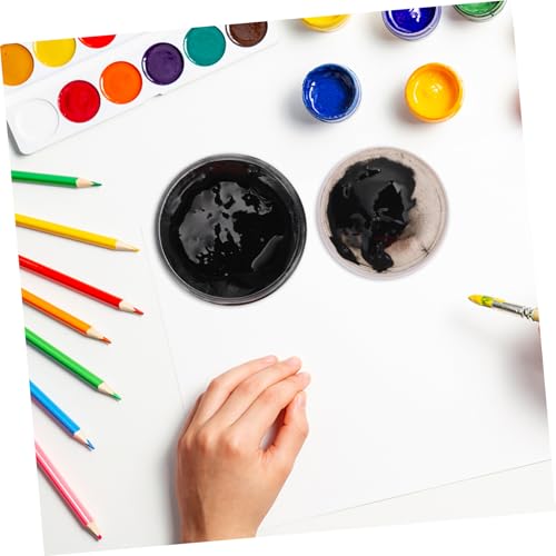 300ml Water Based Printing Ink Black Color Paste for Printmaking and DIY Painting Lightweight Portable Rubbing Paint Pigment Suitable for Beginners and Teachers