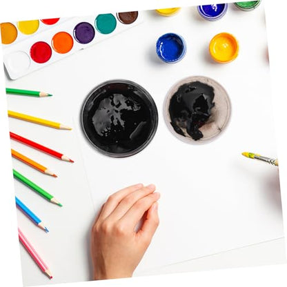 300ml Water Based Printing Ink Black Color Paste for Printmaking and DIY Painting Lightweight Portable Rubbing Paint Pigment Suitable for Beginners and Teachers