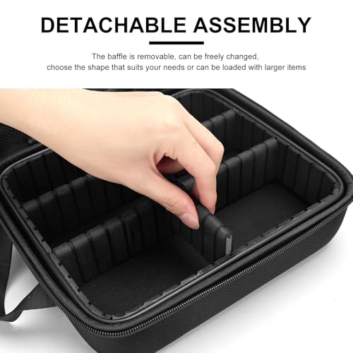 Barber Carrying Case,Barber Case, Stylist Tool Box Professional Salon Hair Cutting Grooming Kit Storage Organizer for Clippers, Scissors, Barber Supplies (Small) - size: Small