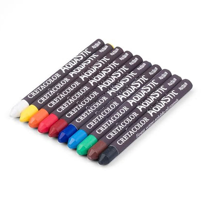 CRETACOLOR AquaStic Oil Pastel Set, 10-Color, Multi