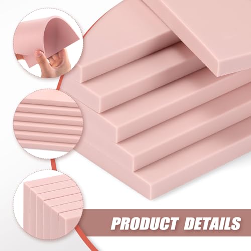 Linoleum Blocks for Printmaking Supplies - 6PCS 8”x6”Rubber Linocut Block Printing Kit for Stamp Carving, Soft Relief Printing Linoleum for DIY Crafts & Art Projects - color: 8”x6”-6pcs