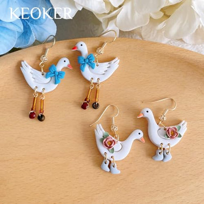 Keoker Animal Polymer Clay Cutters, 12 Shapes Clay Cutters for Polymer Clay Jewelry Animals - color: Animal Color