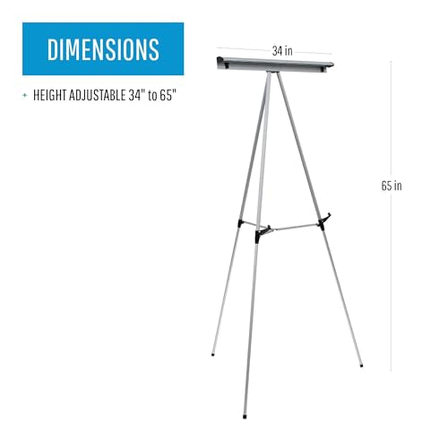 MasterVision Presentation Easel FLX09102MV - 1 Each - style: Lightweight