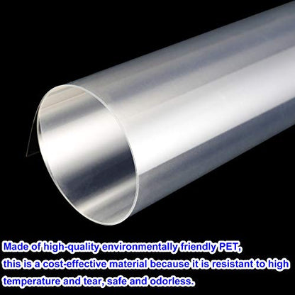 30 PCS Clear Blank Stencil Sheets 12 x 24 Inches, 6 mil Blank Mylar Templates, Large Blank Stencil Material for Making Your Own Stencils