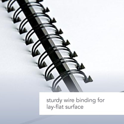 Canson Artist Series Field Drawing Book, Side Wire Bound, 9x12 inches, 60 Sheets - Professional Art Paper for Marker, Pen, Ink, Pencil