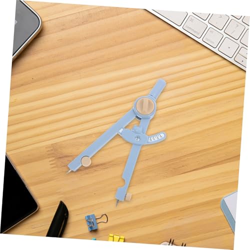 CHILDWEET Multi-Functional Geometry Compass Set for Students Metal Drafting Tool with Ruler Protractor Triangle for Math Exams and Classroom Use