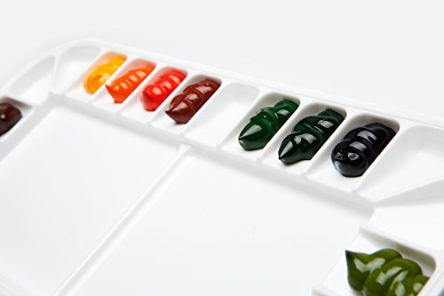 Mijello Airtight Watercolor Fusion 18-Well Watercolour Palette MWP-3018 (Blue Color)
